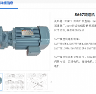 SA67-100.8-YEJ2.2KW-6P-M3-90-D40減速機(jī)