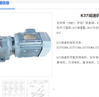 K37-3.98-Y1.1KW-4P-M1-AB減速電機型號解析