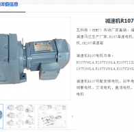 R107DRN100L4BE5HRV減速電機(jī)型號(hào)解析