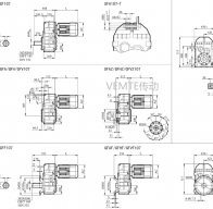 P10 PF10 PK10 PKF10減速機(jī)電機(jī)型號(hào)大全及尺寸圖紙
