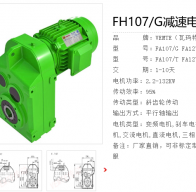 FH107/G DV180M4/BM/HR/V/i=43.03/34r/min/18.5KW減速電機(jī)型號(hào)解析