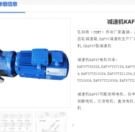 KAF97-NA122-M5B-DV180-M4-18.5Kw減速電機型號解析